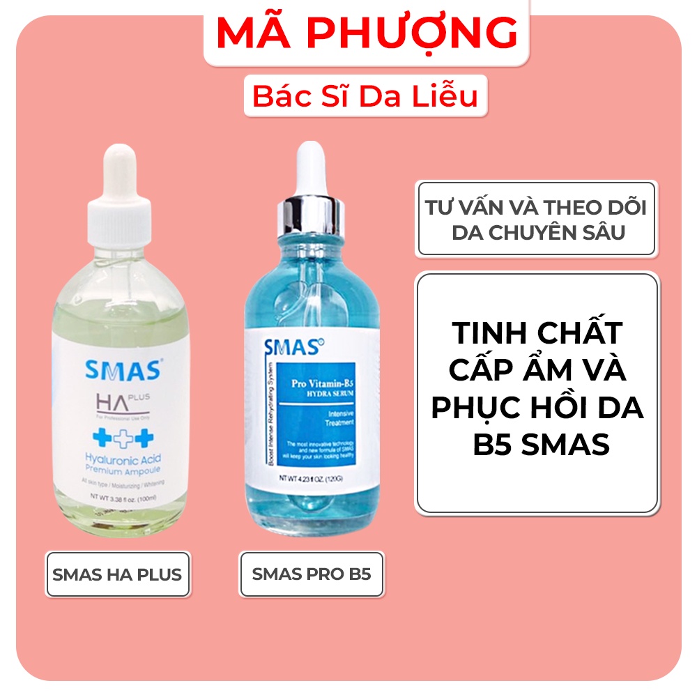 Serum B5 SMAS HA Plus và Pro Vitamin chuyên cấp ẩm và phục hồi da